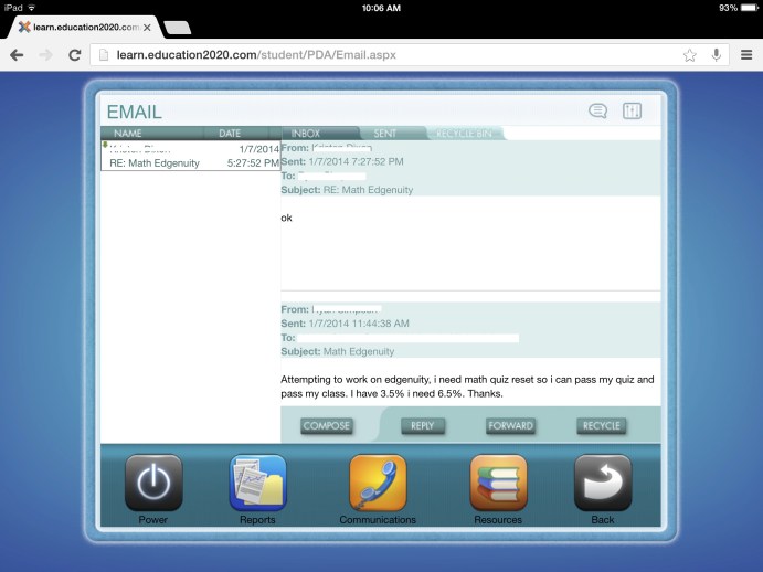 Notice the date/time and of course very short response